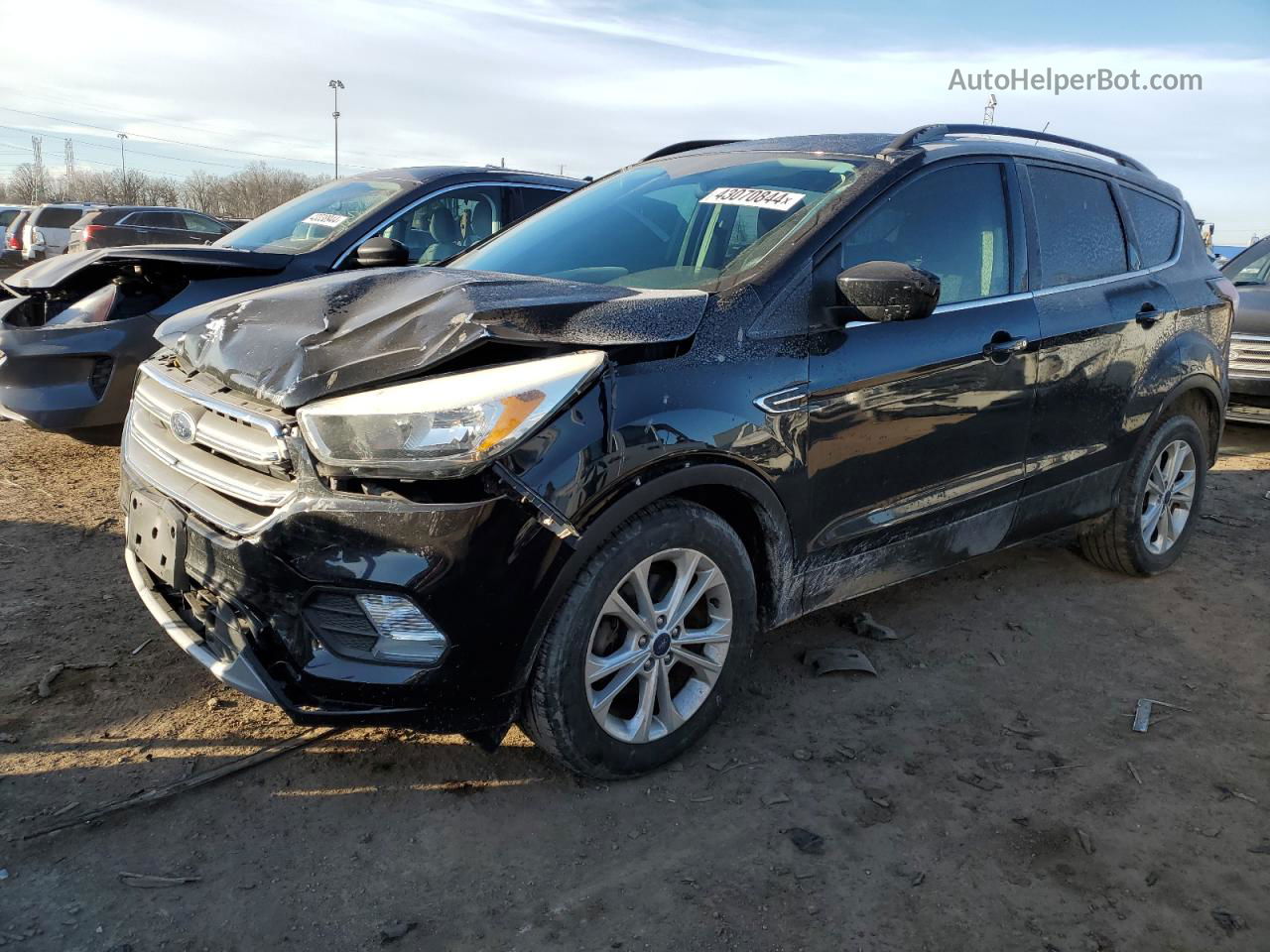 2017 Ford Escape Se Black vin: 1FMCU0GD3HUD46070