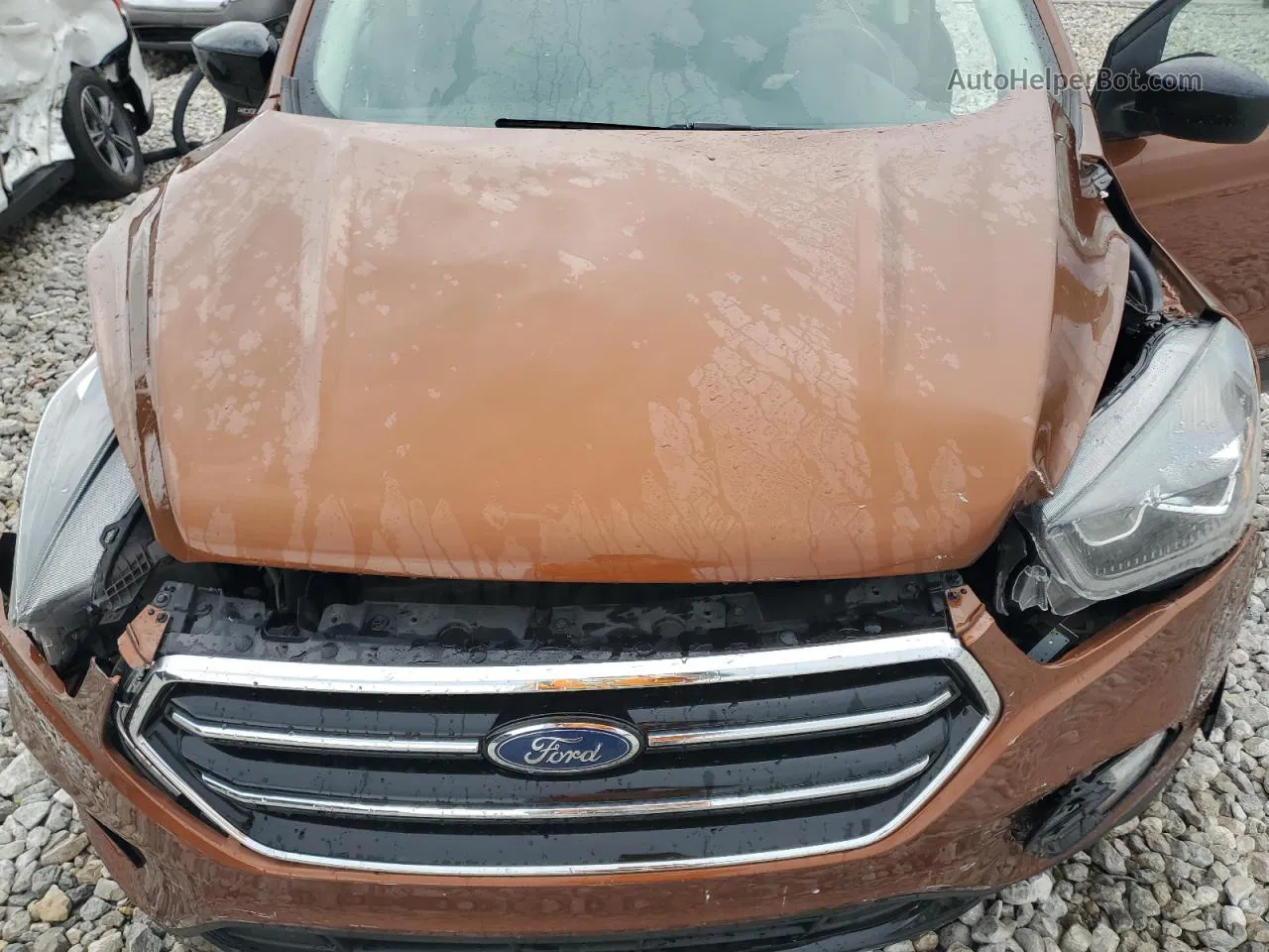 2017 Ford Escape Se Orange vin: 1FMCU0GD3HUD74872