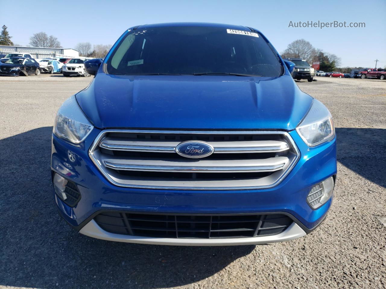 2017 Ford Escape Se Blue vin: 1FMCU0GD3HUE75622