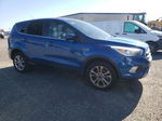 2017 Ford Escape Se Blue vin: 1FMCU0GD3HUE75622