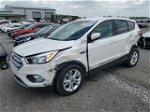 2019 Ford Escape Se White vin: 1FMCU0GD3KUC50107