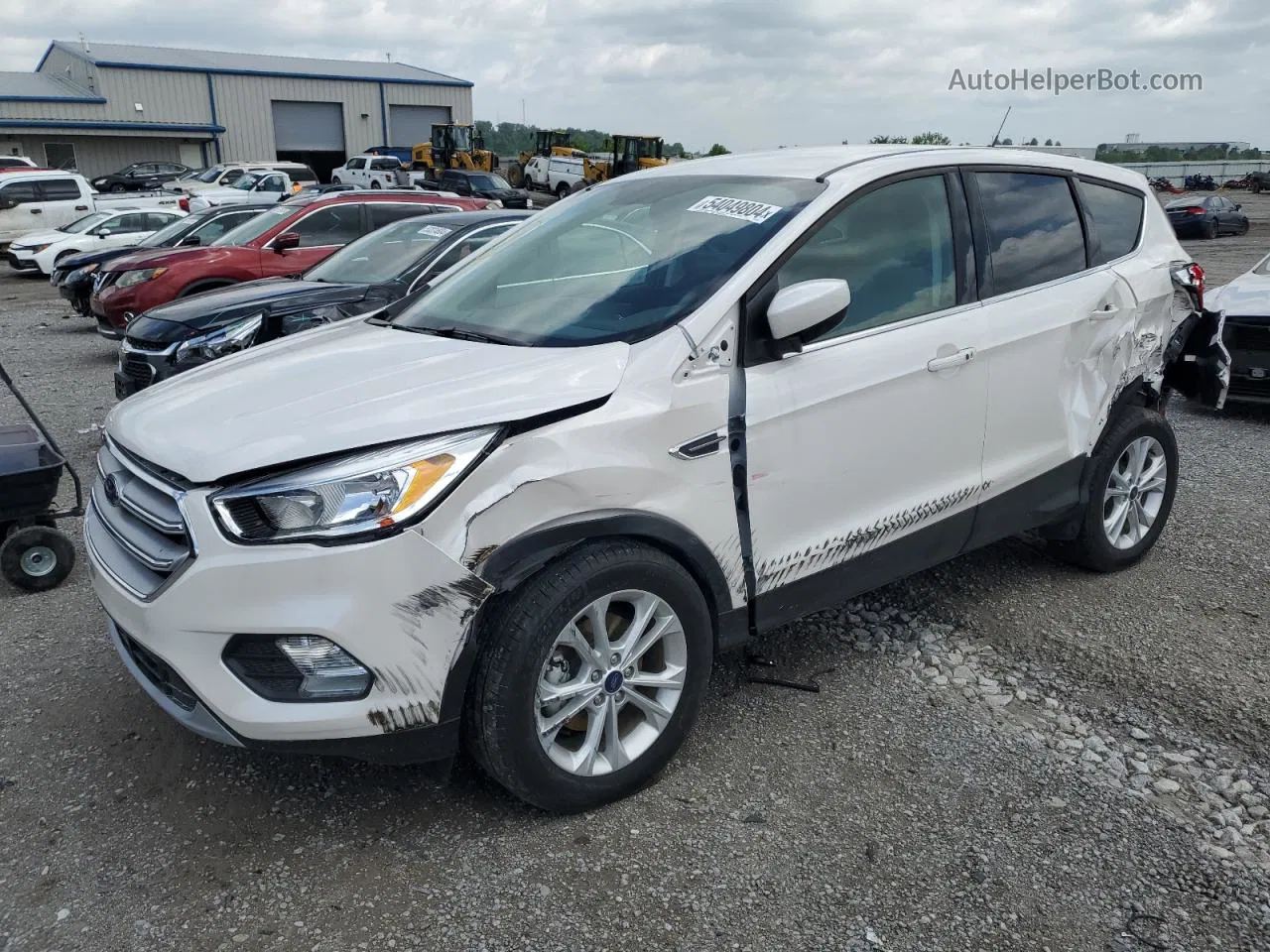 2019 Ford Escape Se Белый vin: 1FMCU0GD3KUC50107