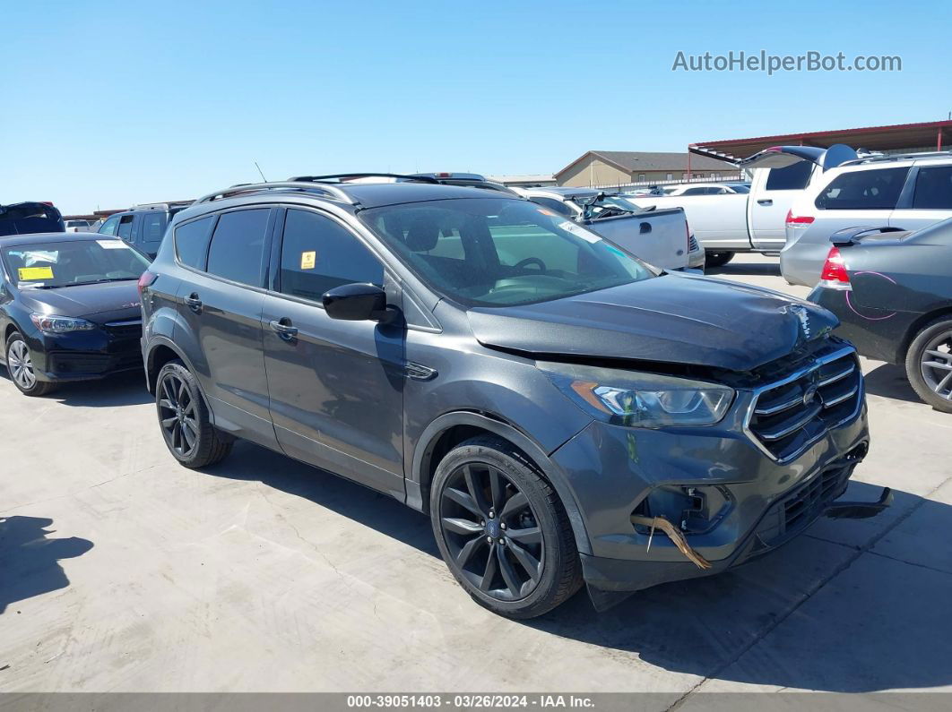 2019 Ford Escape Se Gray vin: 1FMCU0GD3KUC57235