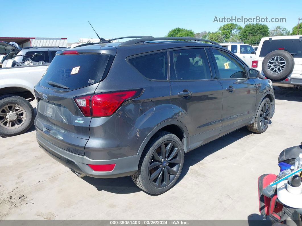 2019 Ford Escape Se Gray vin: 1FMCU0GD3KUC57235