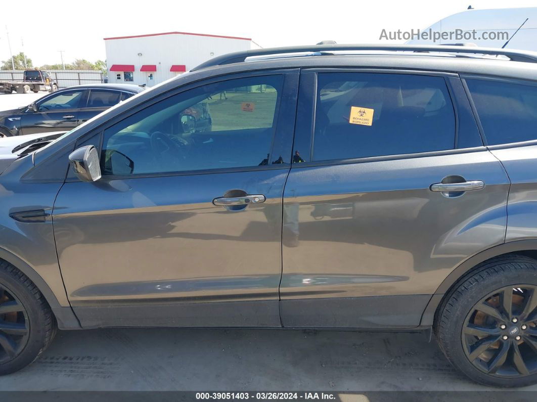 2019 Ford Escape Se Gray vin: 1FMCU0GD3KUC57235