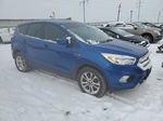 2017 Ford Escape Se Blue vin: 1FMCU0GD4HUB39641