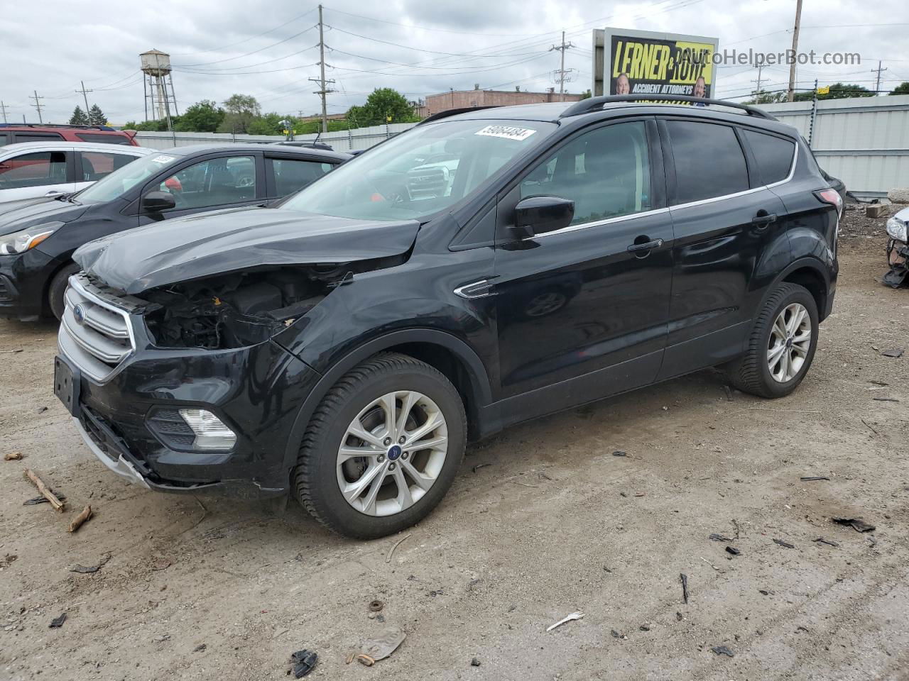 2017 Ford Escape Se Black vin: 1FMCU0GD4HUC21949