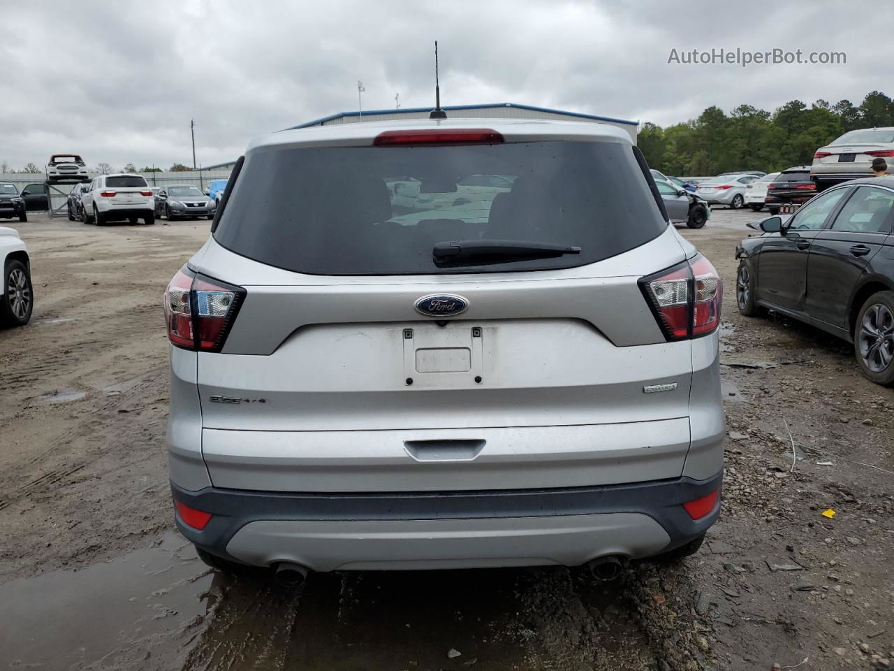 2017 Ford Escape Se Silver vin: 1FMCU0GD4HUE39115