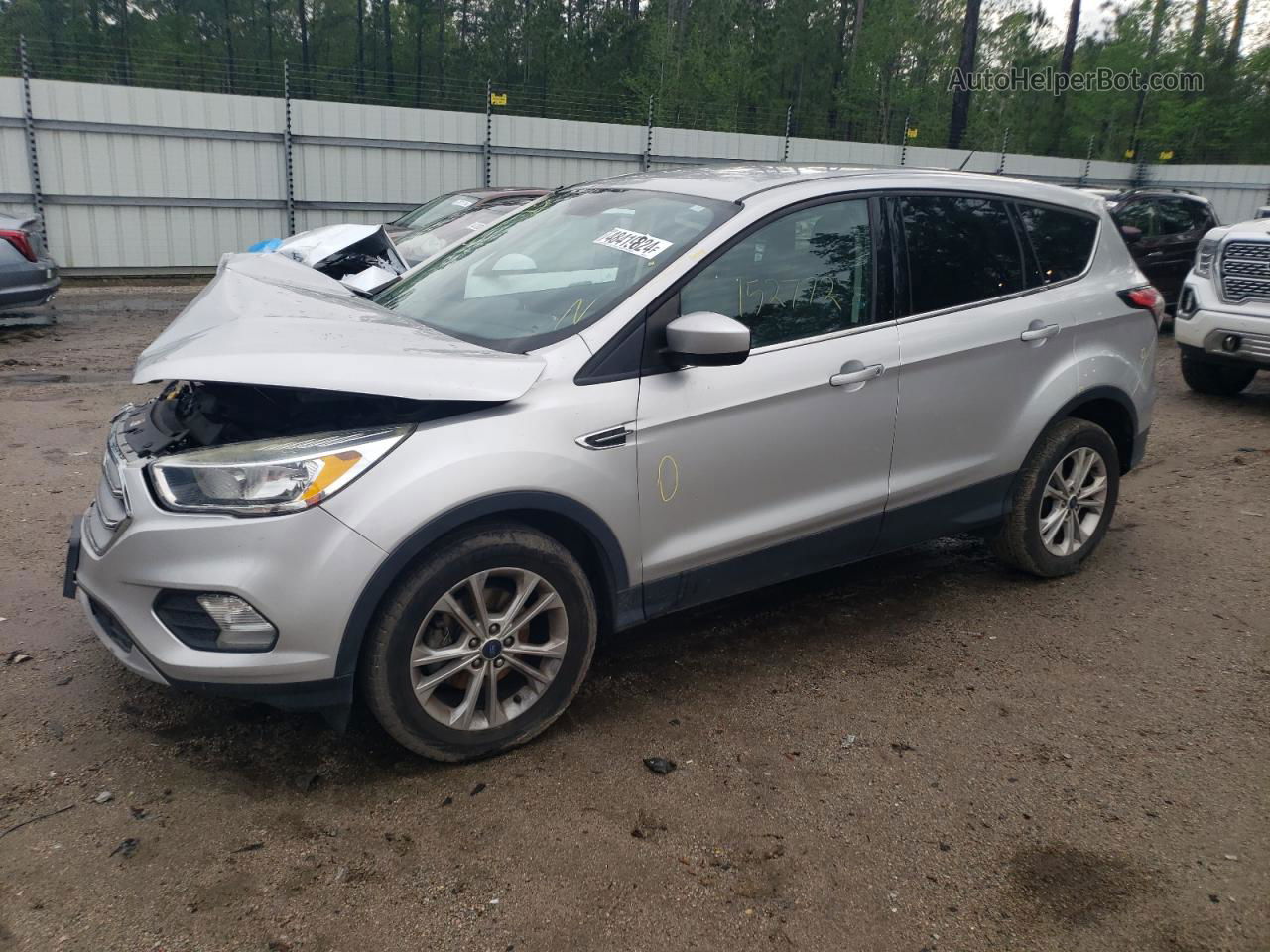 2017 Ford Escape Se Silver vin: 1FMCU0GD4HUE39115