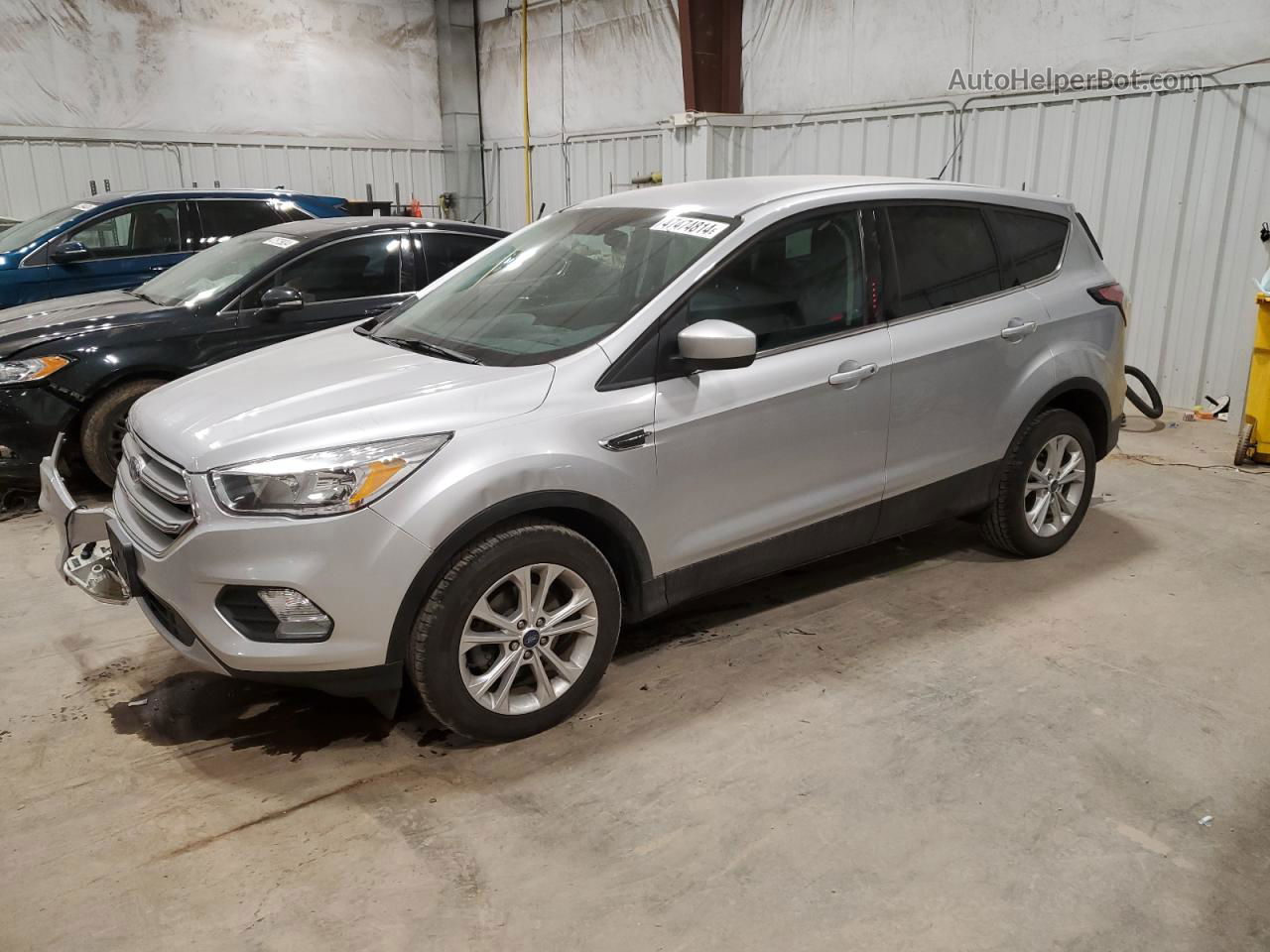 2017 Ford Escape Se Silver vin: 1FMCU0GD4HUE87956