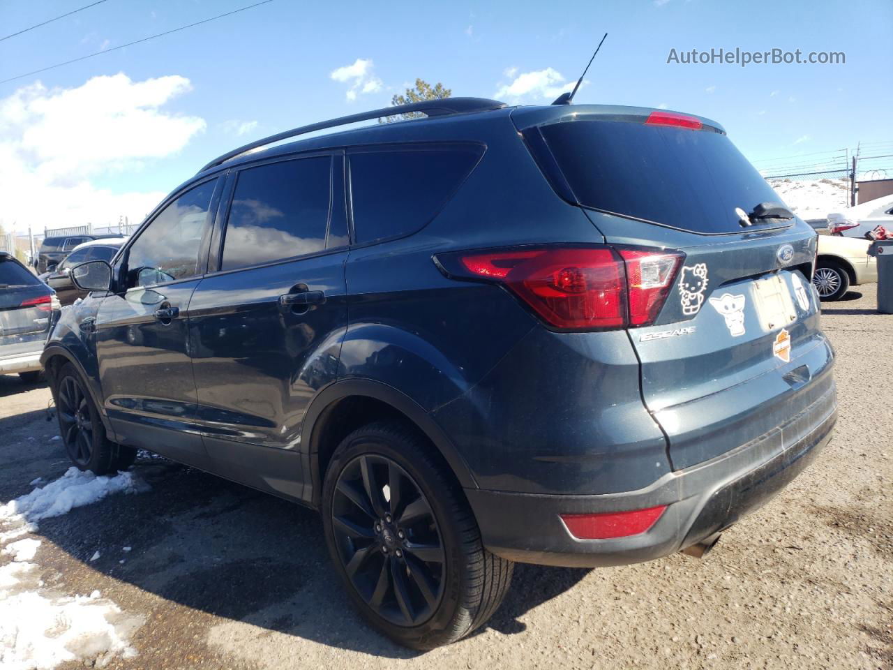 2019 Ford Escape Se Синий vin: 1FMCU0GD4KUA41703