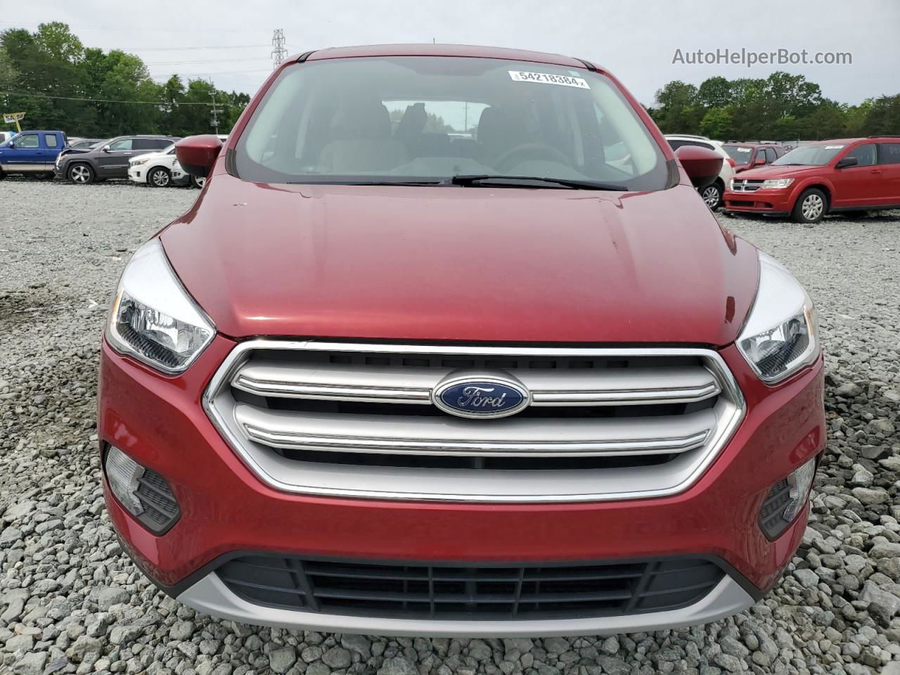 2019 Ford Escape Se Red vin: 1FMCU0GD4KUA88701