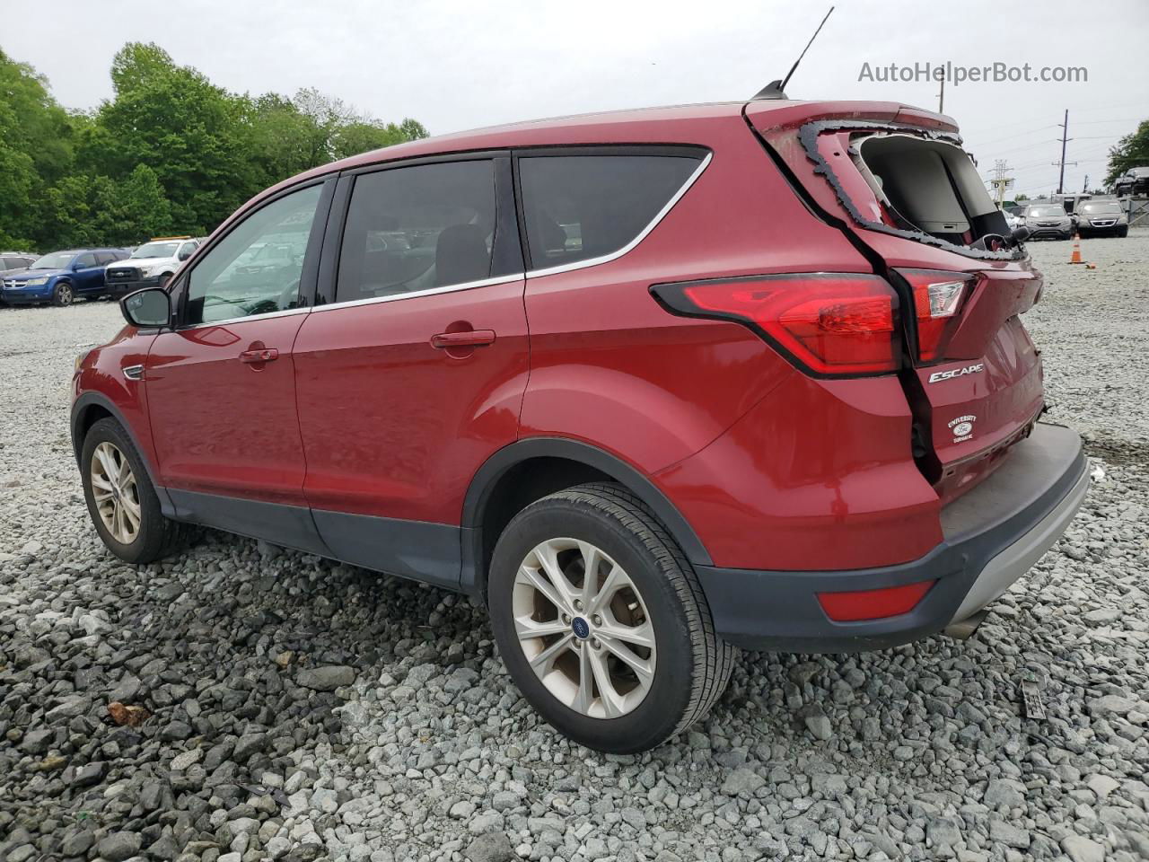 2019 Ford Escape Se Red vin: 1FMCU0GD4KUA88701