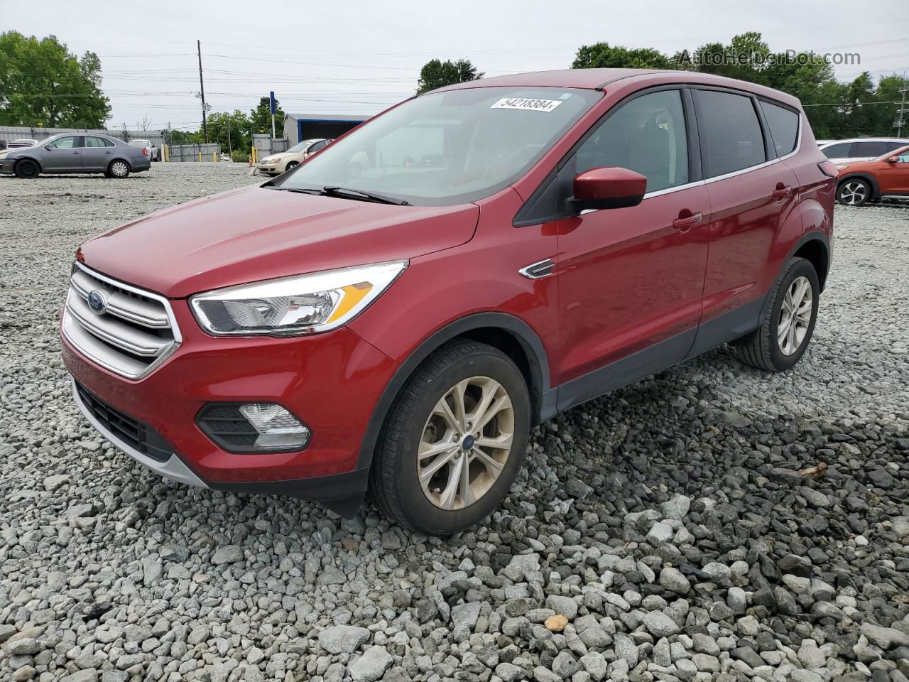 2019 Ford Escape Se Red vin: 1FMCU0GD4KUA88701