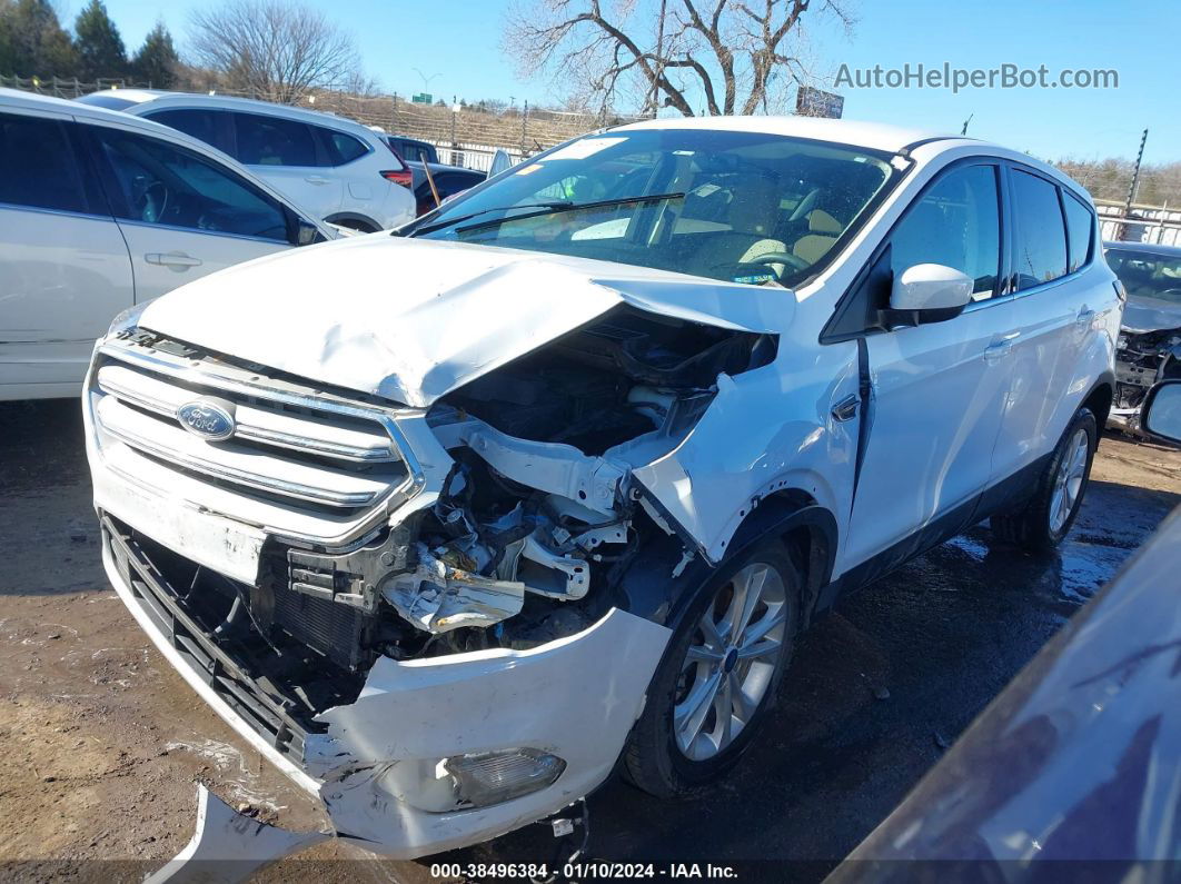 2019 Ford Escape Se White vin: 1FMCU0GD4KUB34706