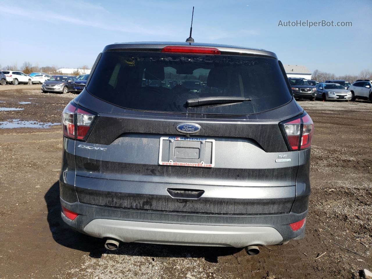 2017 Ford Escape Se Угольный vin: 1FMCU0GD5HUB58473