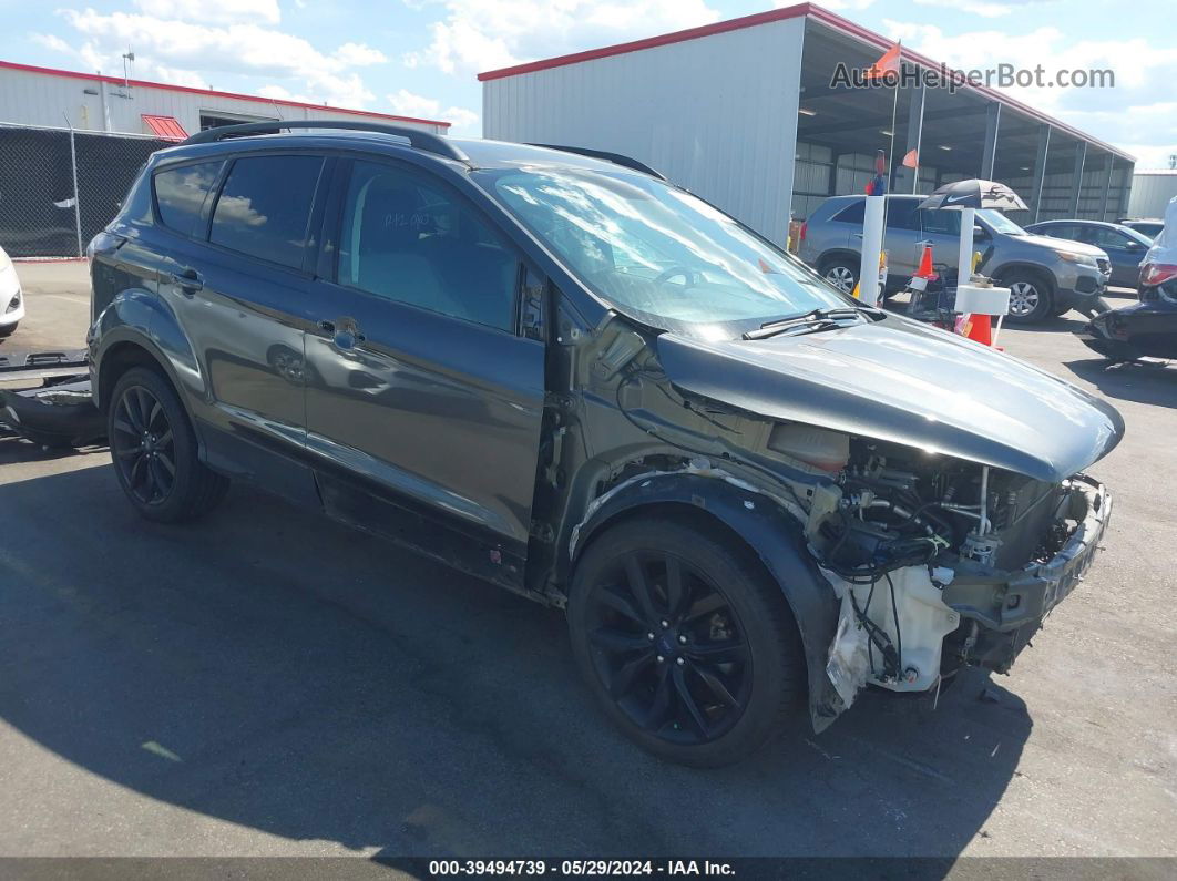 2017 Ford Escape Se Gray vin: 1FMCU0GD5HUC06702