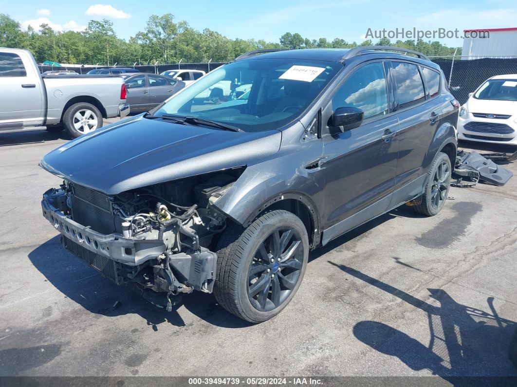 2017 Ford Escape Se Gray vin: 1FMCU0GD5HUC06702