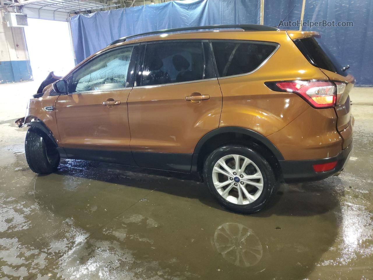 2017 Ford Escape Se Orange vin: 1FMCU0GD5HUD92404