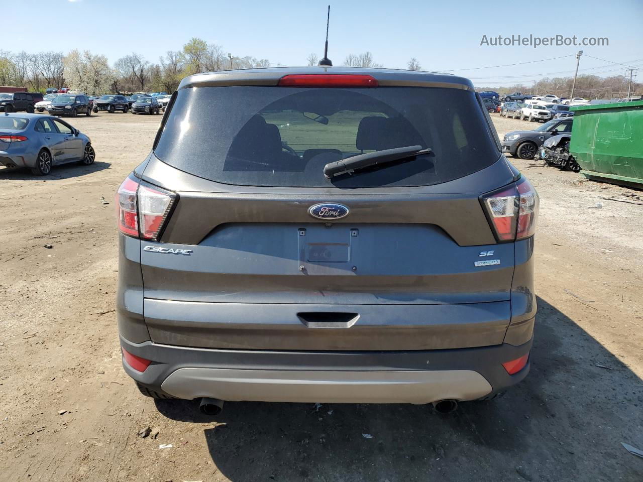 2017 Ford Escape Se Gray vin: 1FMCU0GD5HUE39270