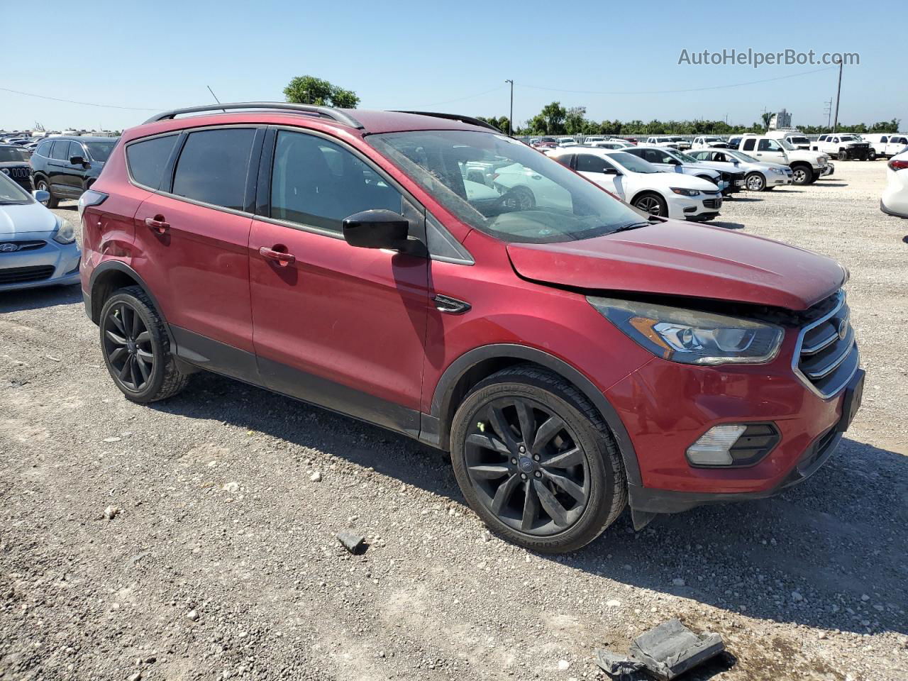 2017 Ford Escape Se Red vin: 1FMCU0GD5HUE94026