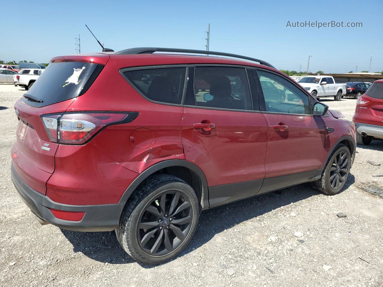 2017 Ford Escape Se Red vin: 1FMCU0GD5HUE94026