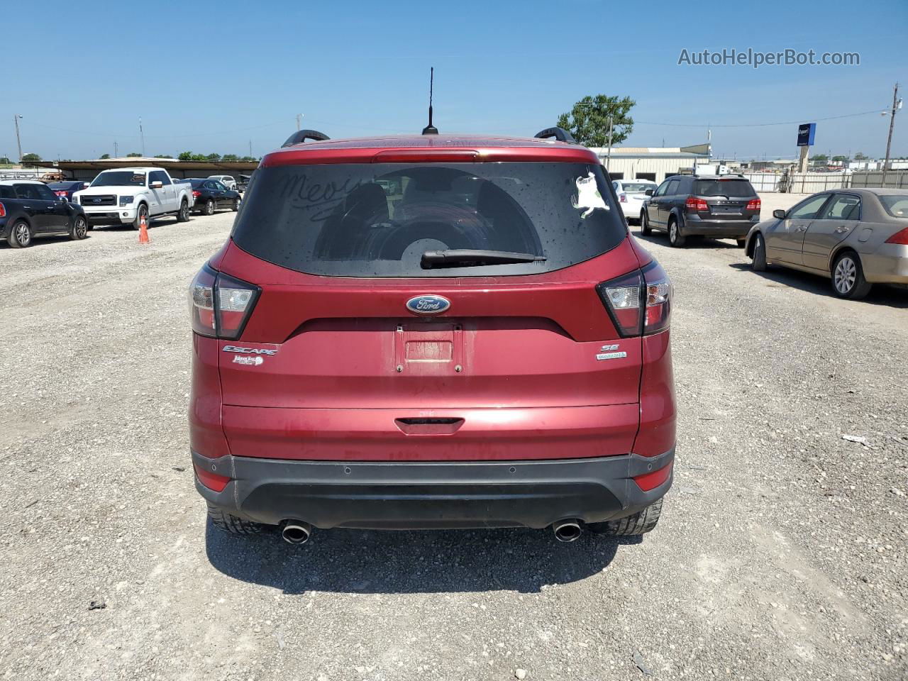 2017 Ford Escape Se Red vin: 1FMCU0GD5HUE94026