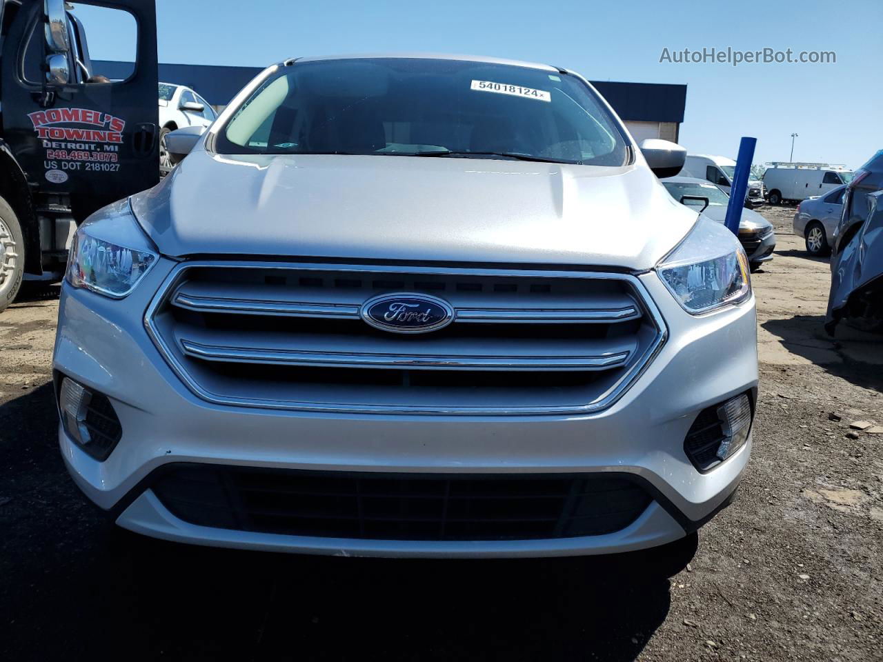 2019 Ford Escape Se Серебряный vin: 1FMCU0GD5KUA40026