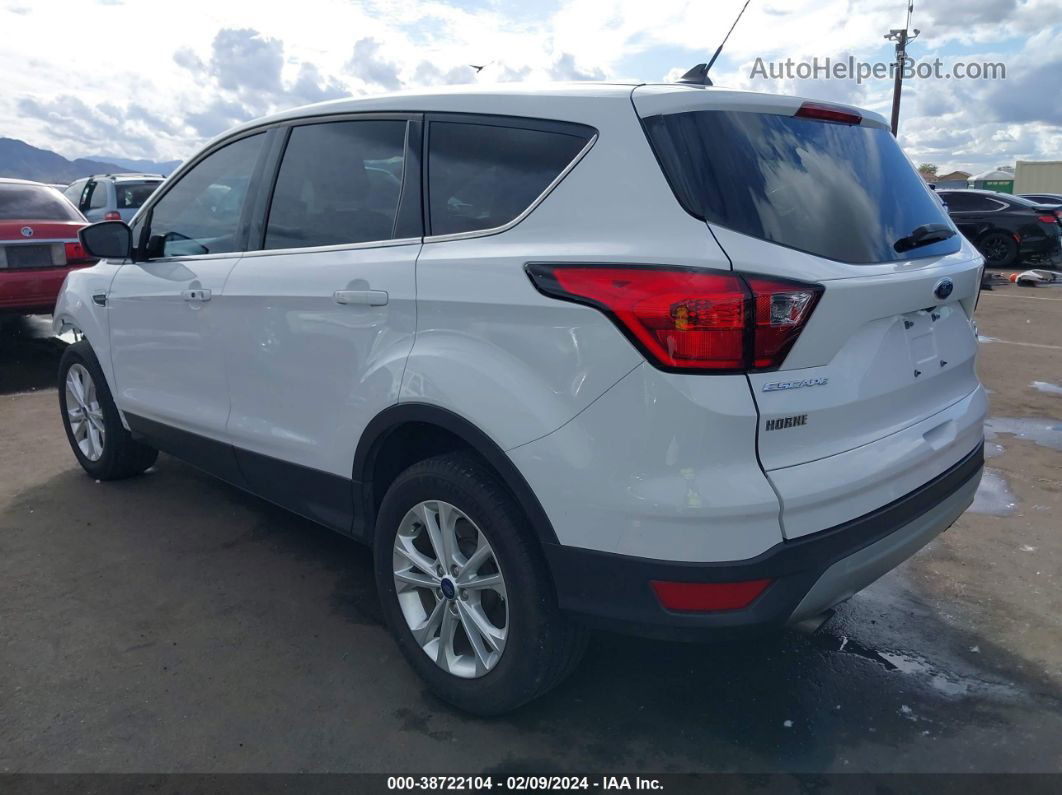 2019 Ford Escape Se White vin: 1FMCU0GD5KUA42083