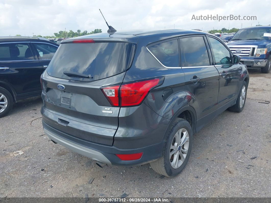 2019 Ford Escape Se Gray vin: 1FMCU0GD5KUC34510