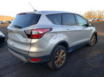 2017 Ford Escape Se Silver vin: 1FMCU0GD6HUA40593