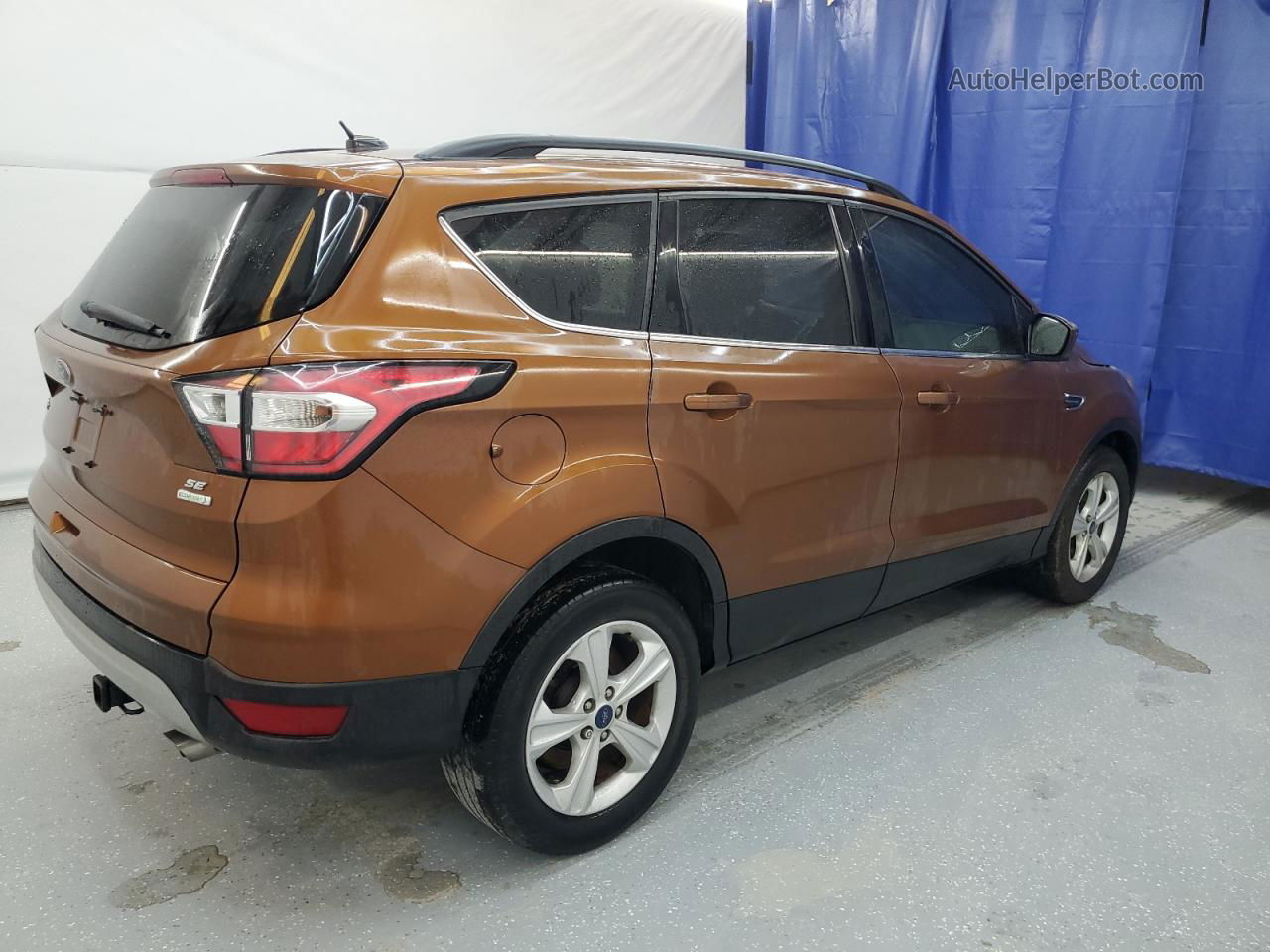 2017 Ford Escape Se Orange vin: 1FMCU0GD6HUC61109