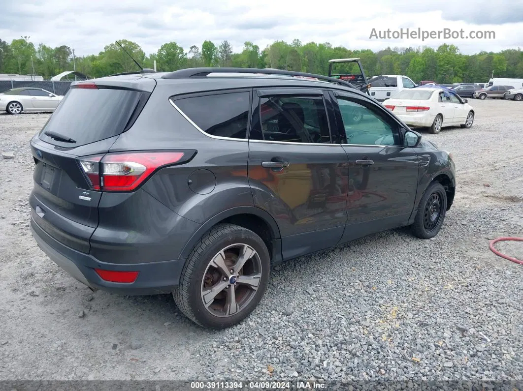 2017 Ford Escape Se Gray vin: 1FMCU0GD6HUD18635