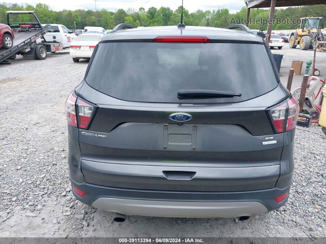 2017 Ford Escape Se Gray vin: 1FMCU0GD6HUD18635