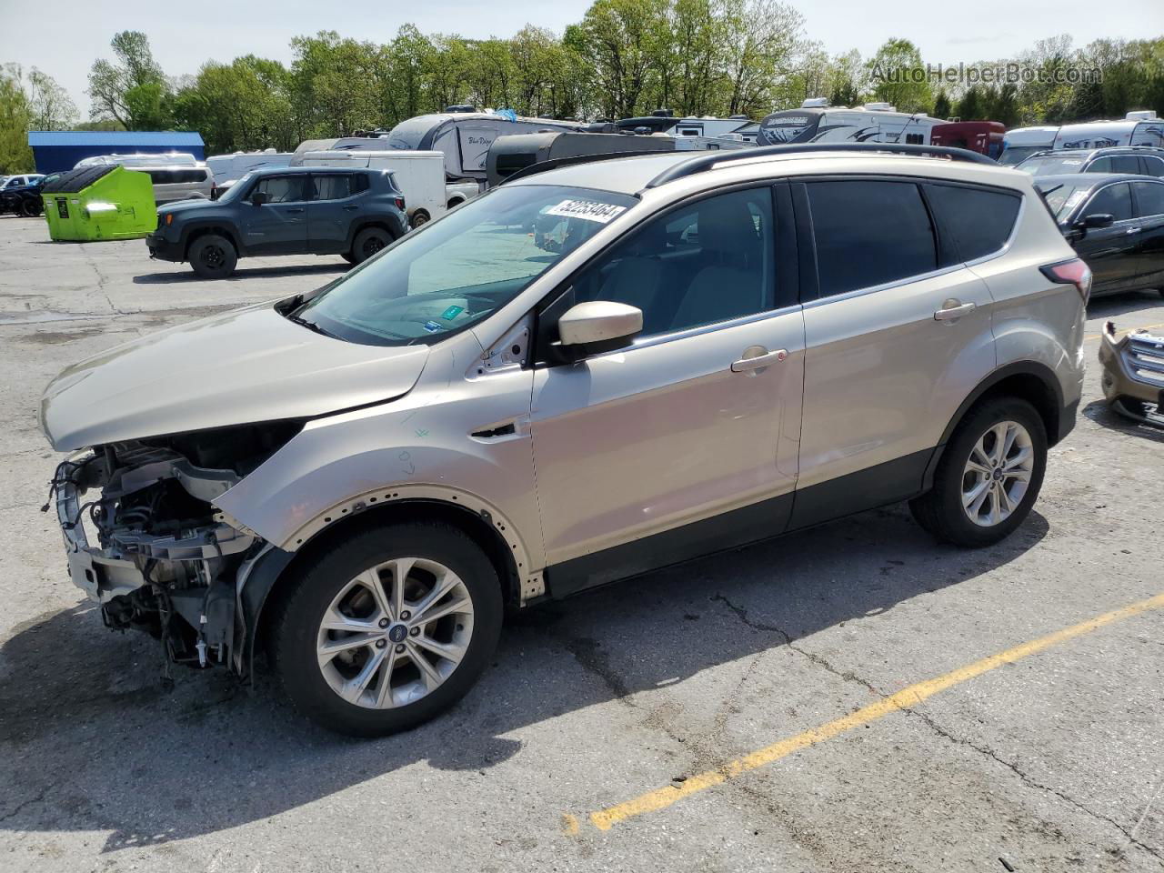 2017 Ford Escape Se Gold vin: 1FMCU0GD6HUD38674