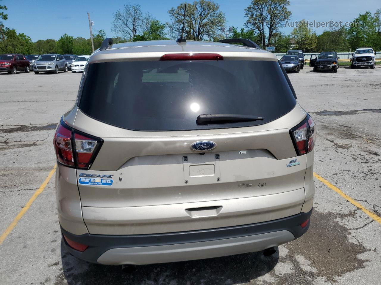 2017 Ford Escape Se Gold vin: 1FMCU0GD6HUD38674