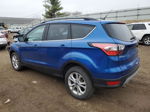 2017 Ford Escape Se Синий vin: 1FMCU0GD6HUE45644