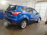 2017 Ford Escape Se Синий vin: 1FMCU0GD6HUE63559