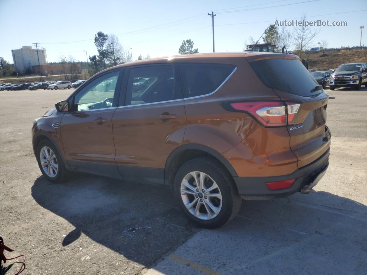 2017 Ford Escape Se Orange vin: 1FMCU0GD6HUE83813