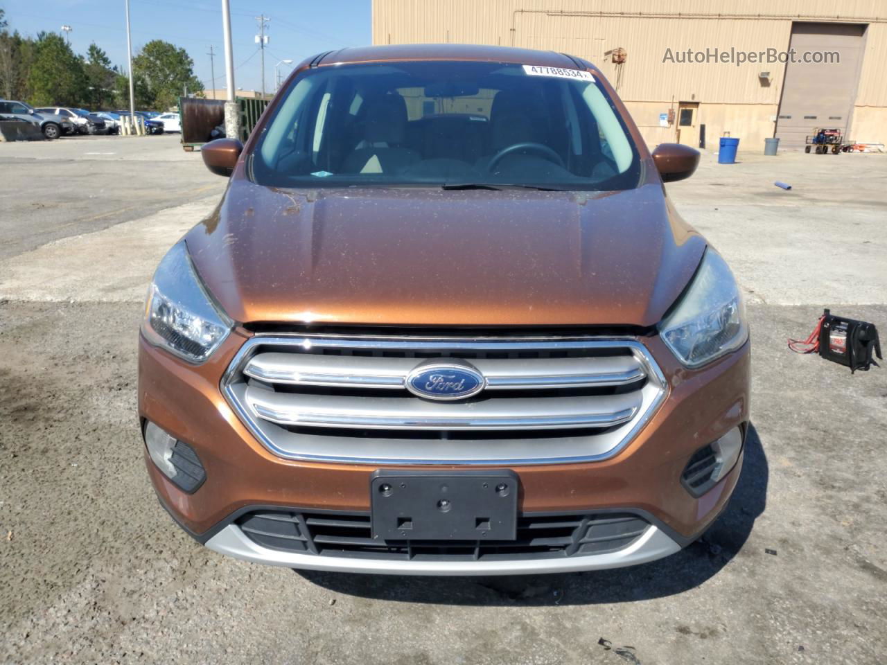 2017 Ford Escape Se Orange vin: 1FMCU0GD6HUE83813