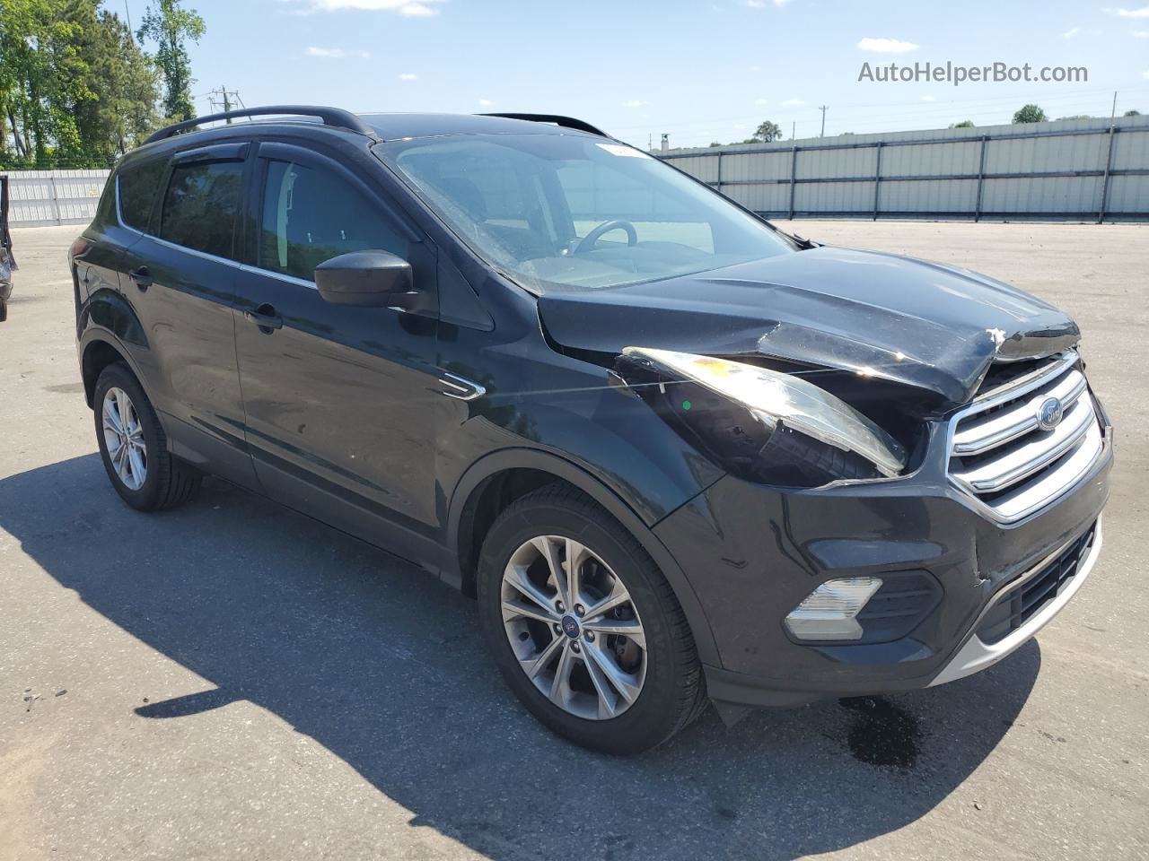 2017 Ford Escape Se Black vin: 1FMCU0GD7HUA02841