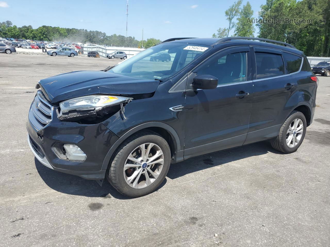 2017 Ford Escape Se Black vin: 1FMCU0GD7HUA02841