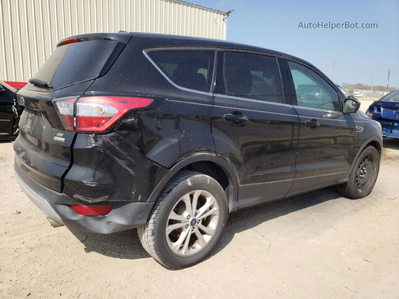 2017 Ford Escape Se Black vin: 1FMCU0GD7HUA92640