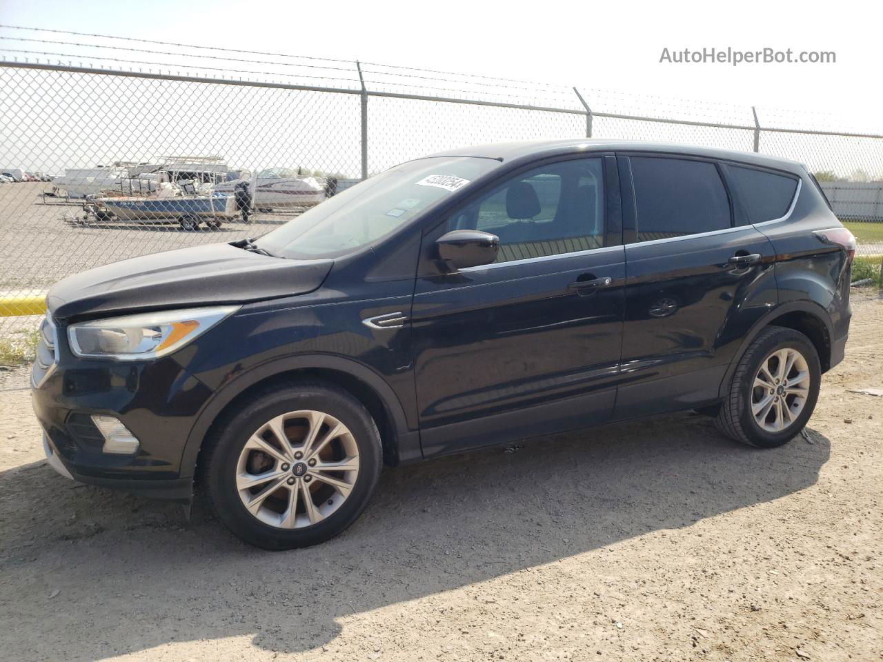 2017 Ford Escape Se Black vin: 1FMCU0GD7HUA92640