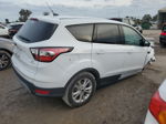 2017 Ford Escape Se White vin: 1FMCU0GD7HUB57017