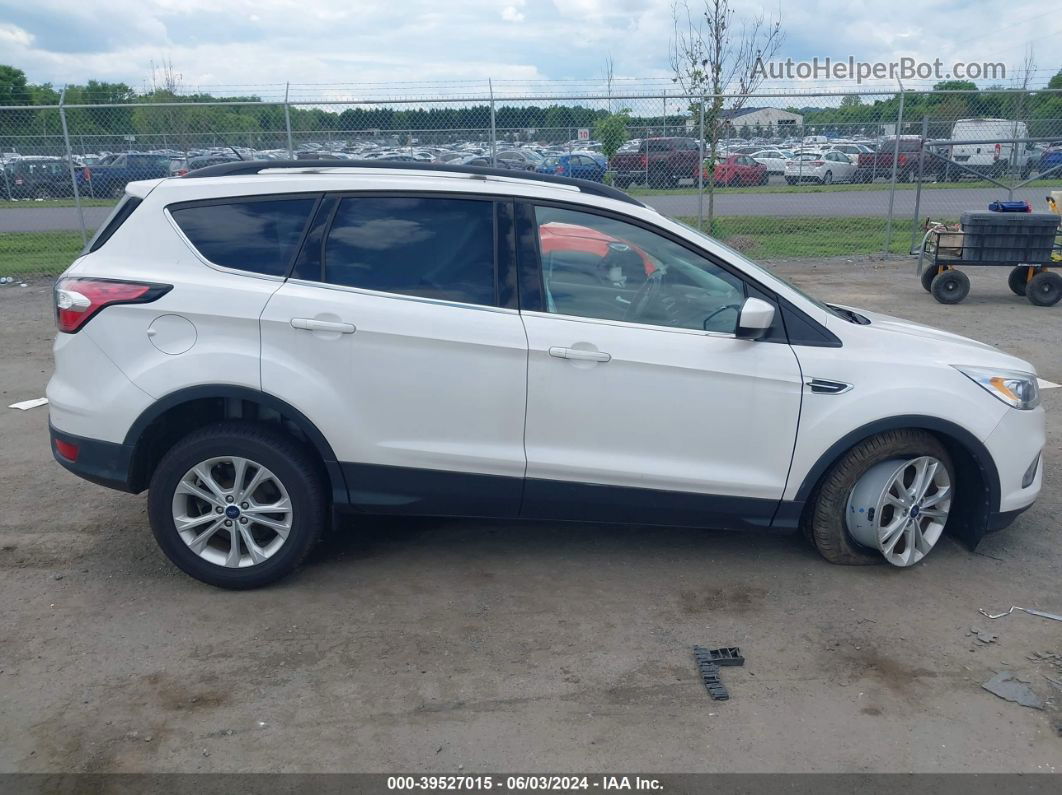 2017 Ford Escape Se White vin: 1FMCU0GD7HUB74688