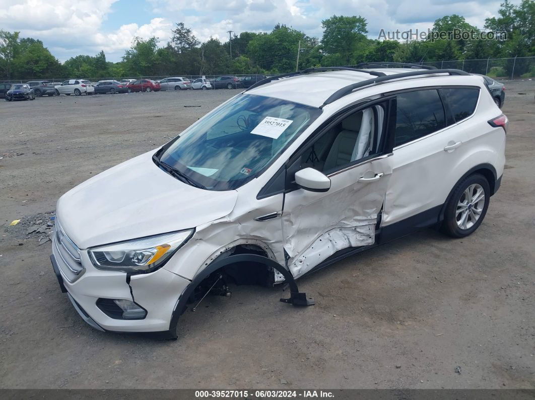 2017 Ford Escape Se White vin: 1FMCU0GD7HUB74688