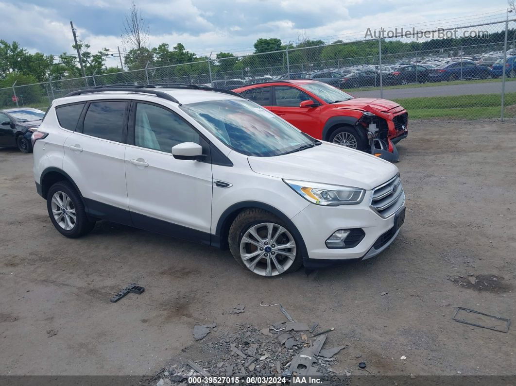 2017 Ford Escape Se White vin: 1FMCU0GD7HUB74688