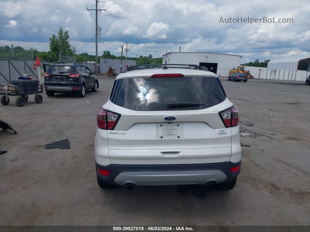 2017 Ford Escape Se White vin: 1FMCU0GD7HUB74688