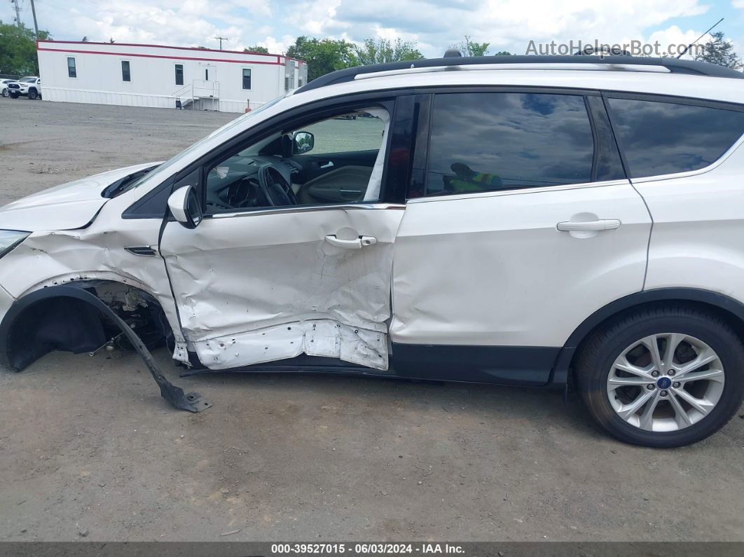 2017 Ford Escape Se White vin: 1FMCU0GD7HUB74688